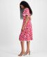 ფოტო #4 პროდუქტის Petite Printed Midi Dress