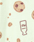 Фото #19 товара Baby Milk & Cookies 2-Way Zip Cotton Sleep & Play Pajamas NB
