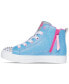 Фото #14 товара Little Girl's Twinkle Toes: Twinkle Hearts - Heart Pop Light Up Casual Sneakers from Finish Line