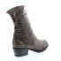 Фото #8 товара A.S.98 Callhoun A22208-101 Womens Gray Leather Zipper Casual Dress Boots 11