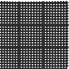 Фото #5 товара Mata wycieraczka gumowa antypoślizgowa ażurowa 92 x 92 x 1 cm czarna
