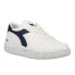 Фото #2 товара Diadora Mi Basket Low 2030 Lace Up Mens White Sneakers Casual Shoes 179384-C149