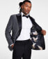 Фото #4 товара Men's Classic Fit Contrast-Trim Dinner Jacket