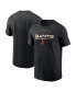 Фото #1 товара Men's Black San Francisco Giants Team Engineered Performance T-shirt