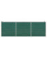 Фото #2 товара Garden Raised Bed Galvanized Steel 94.5"x15.7"x30.3" Green