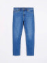 River Island skinny jean in mid blue Синий, W38 L32 - фото #5