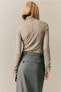 Фото #2 товара Wool-blend Pencil Skirt