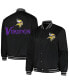 ფოტო #1 პროდუქტის Women's Black Minnesota Vikings Plus Size Full-Snap Jacket