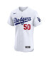 ფოტო #2 პროდუქტის Men's Mookie Betts White Los Angeles Dodgers Home Elite Jersey