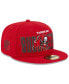 Фото #1 товара Men's Red Tampa Bay Buccaneers 2023 NFL Draft 59FIFTY Fitted Hat