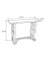 Фото #2 товара Wood Rustic Vintage-Inspired Console And Entry Table