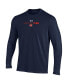 ფოტო #1 პროდუქტის Men's Navy Auburn Tigers 2024 On Court Bench Unity Long Sleeve T-Shirt