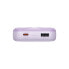 Powerbank z wyświetlaczem 20000mAh 22.5W Comet Series + kabel USB-A - USB-C 0.3m fioletowy