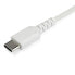 Фото #4 товара StarTech.com 2m USB C Charging Cable - Durable Fast Charge & Sync USB 2.0 Type C to USB C Laptop Charger Cord - TPE Jacket Aramid Fiber M/M 60W White - Samsung S10 S20 iPad Pro MS Surface - 2 m - USB C - USB C - USB 2.0 - 480 Mbit/s - White