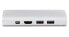 Фото #3 товара LMP 18645 - USB 3.2 Gen 1 (3.1 Gen 1) Type-C - Silver - MicroSD (TransFlash) - SD - HDMI - Mini DisplayPort - RJ-45 - USB 3.2 Gen 1 (3.1 Gen 1) Type-A - USB 3.2 Gen 1 (3.1 Gen 1) Type-C,... - 118 mm - 53 mm