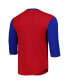 Фото #3 товара Men's Red Chicago Cubs Cooperstown Collection Legendary Slub Henley 3/4-Sleeve T-shirt