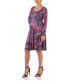 Фото #3 товара Платье 24seven Comfort Apparel женское с длинным рукавом до колена