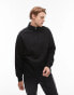 Фото #1 товара Topman 1/4 zip sweatshirt in black