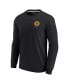 Men's and Women's Black Boston Bruins Super Soft Long Sleeve T-shirt