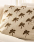 Фото #1 товара Декоративная подушка ZARAHOME с миниатюрными вышитыми пальмами
