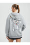 Tom ve Jerry Kapüşonlu Sweatshirt Baskılı Lisanslı