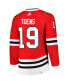 Men's Jonathan Toews Red Chicago Blackhawks Captain Patch Home Authentic Pro Player Jersey Красный, 56 - фото #2