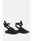 ფოტო #1 პროდუქტის KUBA Womens African Intricate Embroidery Black Mules