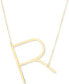 ფოტო #1 პროდუქტის Initial 18" Pendant Necklace in 10k Gold