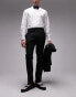 Фото #4 товара Topman slim tuxedo suit trouser in black