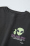 T-shirt with ufo print