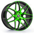 Фото #1 товара Колесный диск литой RH Alurad RB11 color polished - green 9x20 ET55 - LK5/112 ML72.6