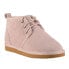 Фото #2 товара Lugz Sequoia WSEQUOS-685 Womens Pink Suede Lace Up Chukkas Slippers Shoes 9