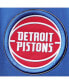Фото #5 товара Men's Blue Detroit Pistons Chenille Shorts