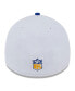 Фото #2 товара Men's White, Blue Los Angeles Chargers 2023 Sideline 39THIRTY Flex Hat