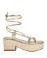 Women's The Busy Bee Lace Up Wedge Sandals