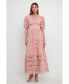 Фото #2 товара Платье с V-образным вырезом и кружевными вставками endless rose