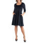 Women's Plus Size Fit and Flare Dress