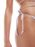 Фото #3 товара Brave Soul crochet bikini bottoms in lilac