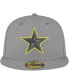 Фото #3 товара Men's Graphite Dallas Cowboys Volt 59FIFTY Fitted Hat