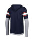 Фото #3 товара Men's Navy New England Patriots Long Sleeve Hoodie T-shirt
