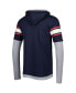 ფოტო #3 პროდუქტის Men's Navy New England Patriots Long Sleeve Hoodie T-shirt