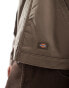 Dickies – Eisenhower – Gefütterte Jacke in Braun