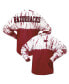 ფოტო #1 პროდუქტის Women's Cardinal Arkansas Razorbacks Tie-Dye Long Sleeve Jersey T-shirt