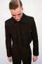 Фото #5 товара Короткая куртка с рубашечным воротником ZARA