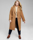 Фото #1 товара Women's Plus Size Single-Breasted Coat, Created for Macy's