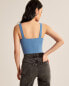 Abercrombie & Fitch 290334 Women's Sweater Tank Bodysuit Royal Blue Size LG