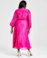 Фото #2 товара Plus Size Clip-Dot A-Line Maxi Dress