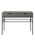 Faux Shagreen 2 Drawer Desk