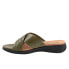 Фото #7 товара Softwalk Tillman 5.0 S2321-341 Womens Green Narrow Slides Sandals Shoes