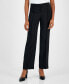 ფოტო #1 პროდუქტის Women's Mid-Rise Pleated Trousers